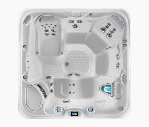 Envoy Hot Tub Spa Aerial View | Hot Springs Spas available at the Recreational Warehouse Southwest Florida (Naples, Fort Myers and Port Charlotte Locations) Pool Warehouse