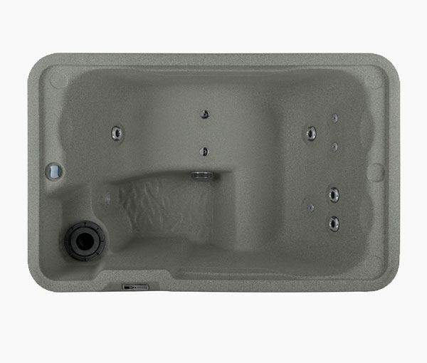 Aerial Mini Hot Tub Spa | Freeflow Spas available at the Recreational Warehouse Southwest Florida (Naples, Fort Myers and Port Charlotte Locations) Pool Warehouse