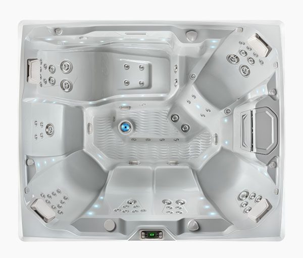 Prism Hot Tub Spa Aerial View | Hot Springs Spas available at the Recreational Warehouse Southwest Florida (Naples, Fort Myers and Port Charlotte Locations) Pool Warehouse