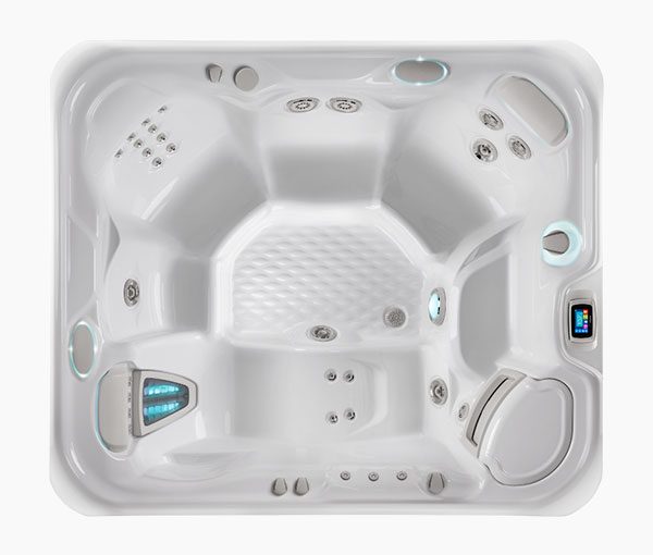 Sovereign Hot Tub Spa Aerial View | Hot Springs Spas available at the Recreational Warehouse Southwest Florida (Naples, Fort Myers and Port Charlotte Locations) Pool Warehouse
