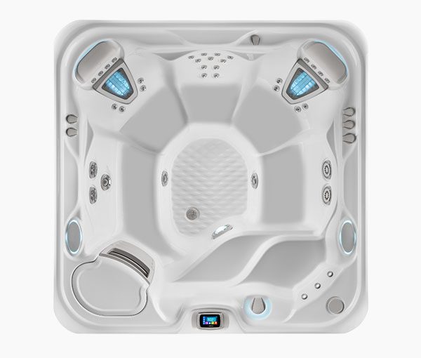 Vanguard Hot Tub Spa Aerial View | Hot Springs Spas available at the Recreational Warehouse Southwest Florida (Naples, Fort Myers and Port Charlotte Locations) Pool Warehouse