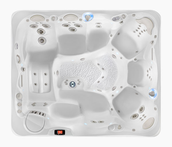 Cantabria Aerial View Hot Tub Spa | Caldera Spas available at the Recreational Warehouse Southwest Florida (Naples, Fort Myers and Port Charlotte Locations) Pool Warehouse