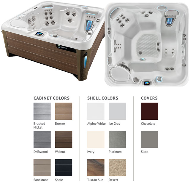 Aria Color Options | Hot Springs Spas available at the Recreational Warehouse Southwest Florida (Naples, Fort Myers and Port Charlotte Locations) Pool Warehouse