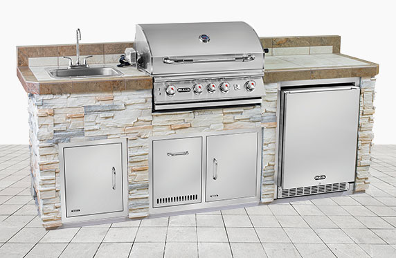 Florida Style Outdoor Kitchens The, Outdoor Kitchen Griddle Propane