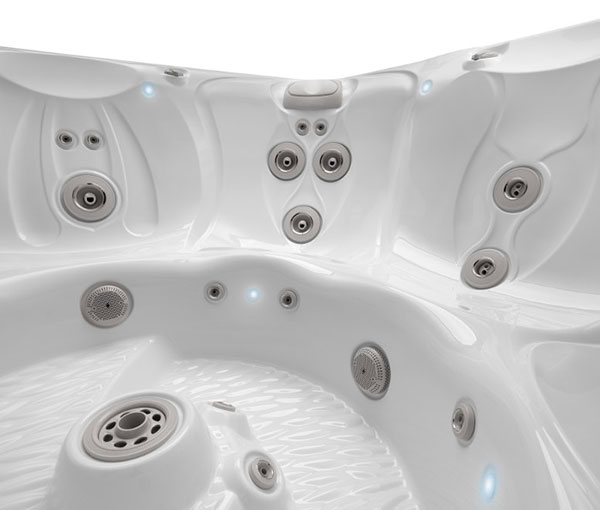Reunion Hot Tub Interior Details | Caldera Spas available at the Recreational Warehouse Southwest Florida (Naples, Fort Myers and Port Charlotte Locations) Pool Warehouse