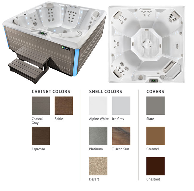 Flash Color Options | Hot Springs Spas available at the Recreational Warehouse Southwest Florida (Naples, Fort Myers and Port Charlotte Locations) Pool Warehouse