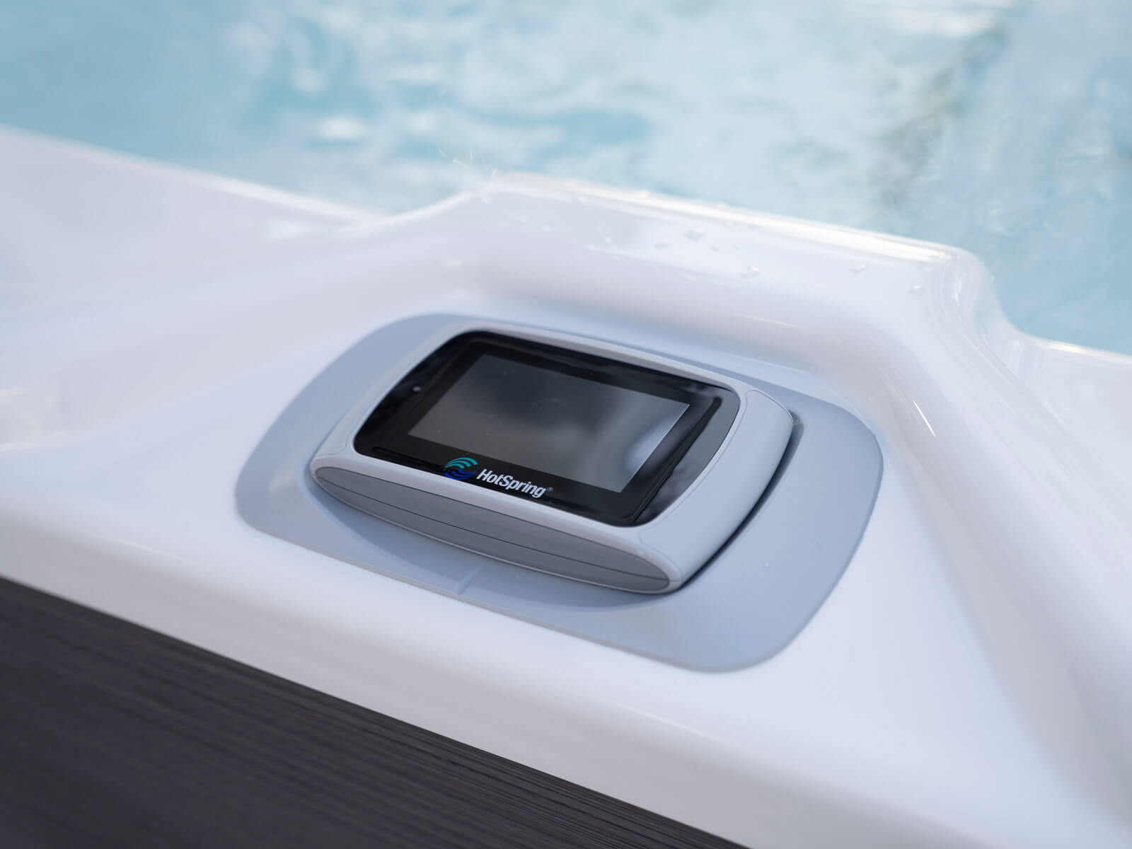 Control pad for Grandee Hot Tub Spa | Hot Springs Spas available at the Recreational Warehouse Southwest Florida (Naples, Fort Myers and Port Charlotte Locations) Pool Warehouse