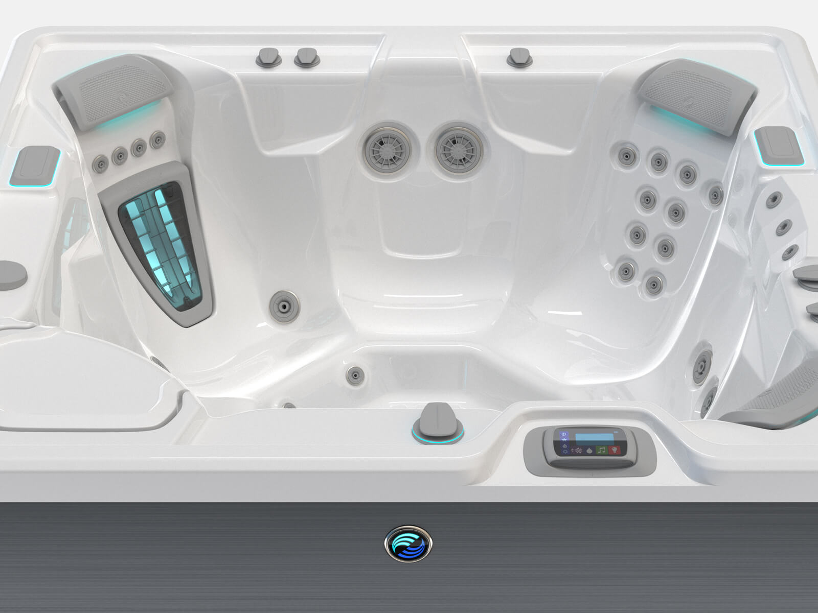 Prodigy Hot Tub Seat Spa Details | Hot Springs Spas available at the Recreational Warehouse Southwest Florida (Naples, Fort Myers and Port Charlotte Locations) Pool Warehouse