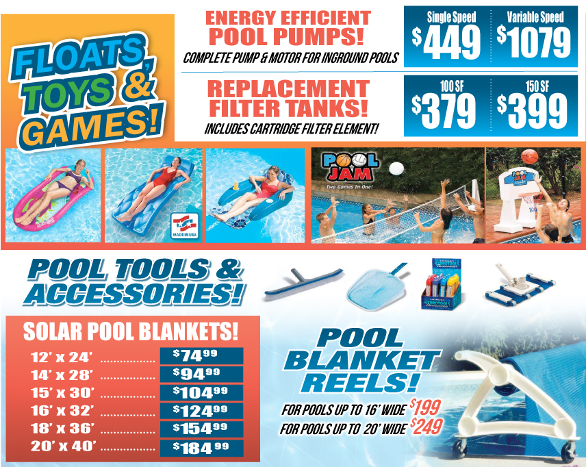 Recreational Warehouse Pool Supplies Pricing