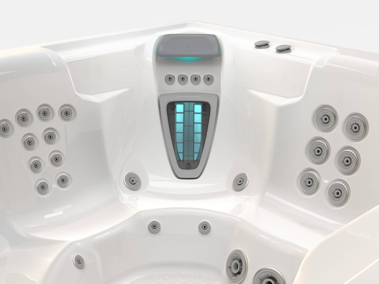 Vanguard Hot Tub Spa Seat Details | Hot Springs Spas available at the Recreational Warehouse Southwest Florida (Naples, Fort Myers and Port Charlotte Locations) Pool Warehouse